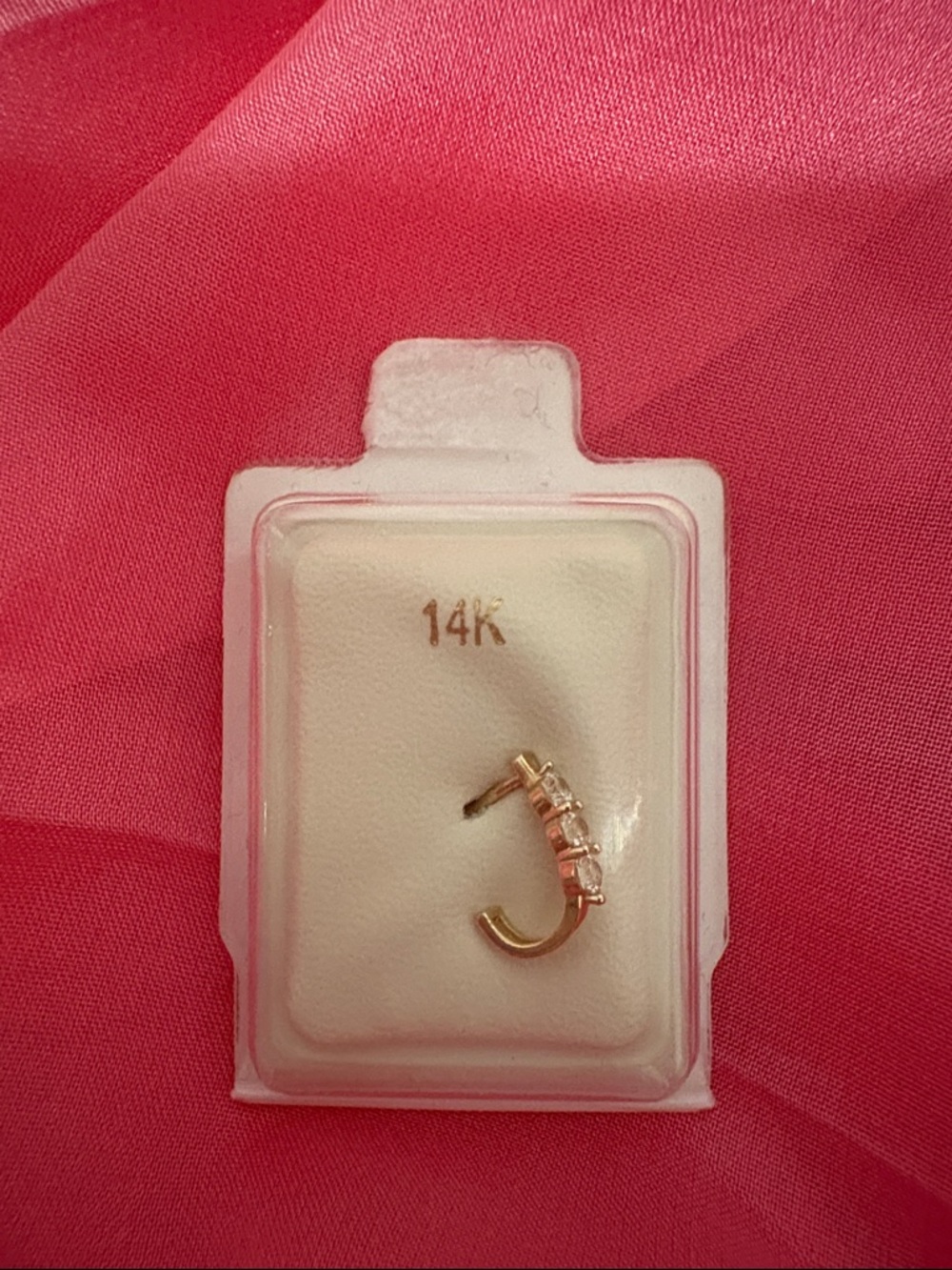 14K Gold Nose ring/hoop